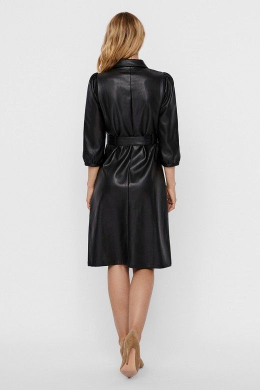 Vestido Efeito Pele Vero Moda Vestido Efeito Pele Vero Moda
