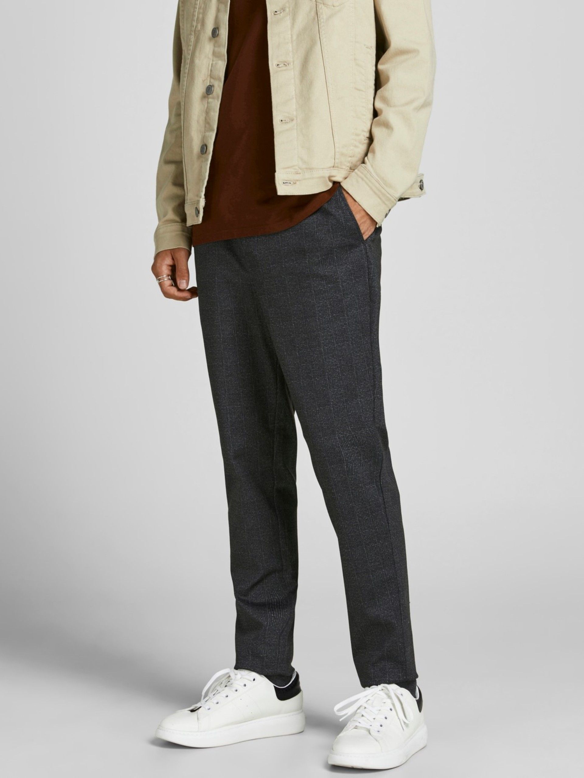 CALÇA HOMEM XADREZ TWILL JACK JONES