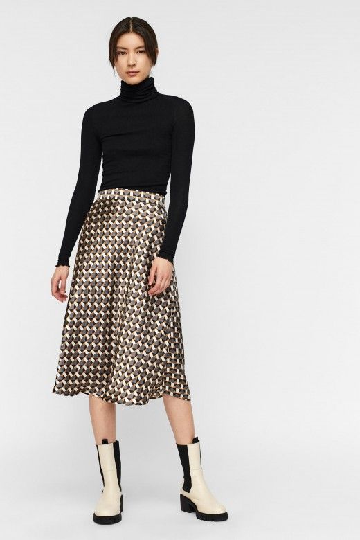 SAIA MULHER XARA MIDI VERO MODA SAIA MULHER XARA MIDI VERO MODA