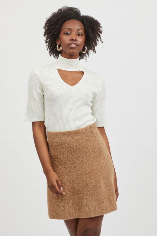 MALHA MULHER POPSA 2/4 SLEEVE VILA MALHA MULHER POPSA 2/4 SLEEVE VILA