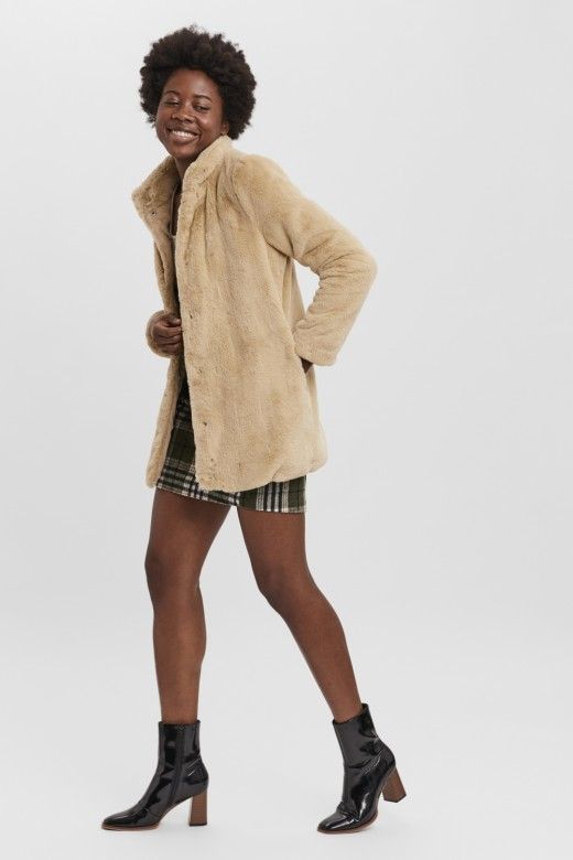 Casaco Thea Faux Fur Casaco Thea Faux Fur