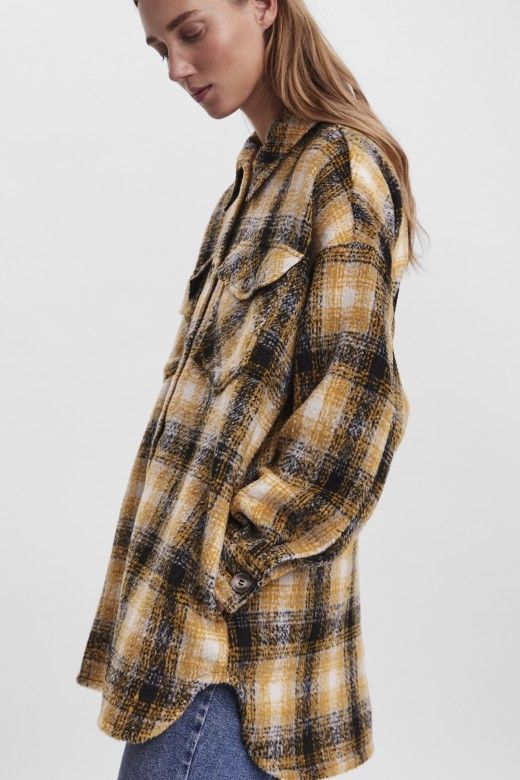 CASACO MULHER LUNA XADREZ VERO MODA CASACO MULHER LUNA XADREZ VERO MODA