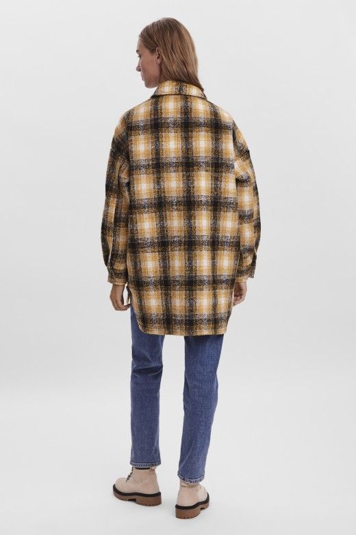 CASACO MULHER LUNA XADREZ VERO MODA CASACO MULHER LUNA XADREZ VERO MODA