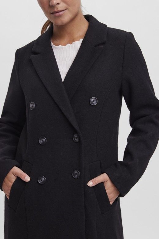 CASACO MULHER CLASSOLIVIA WOOL LONG VERO MODA CASACO MULHER CLASSOLIVIA WOOL LONG VERO MODA