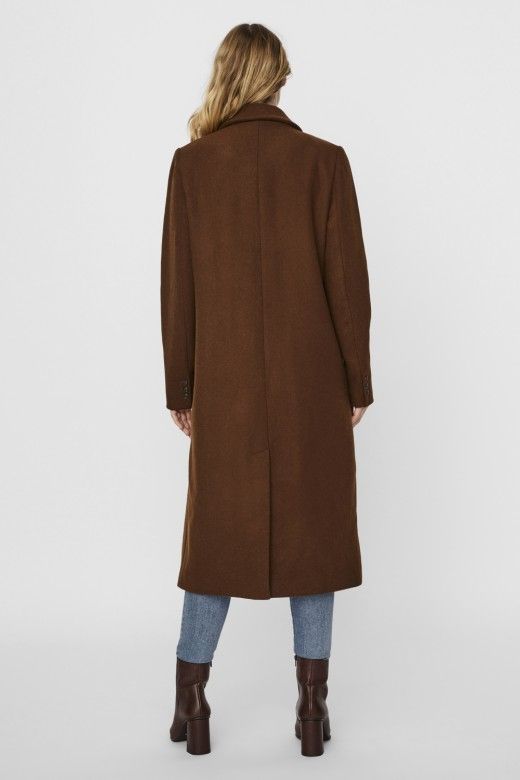 CASACO MULHER CLASSOLIVIA WOOL LONG VERO MODA CASACO MULHER CLASSOLIVIA WOOL LONG VERO MODA