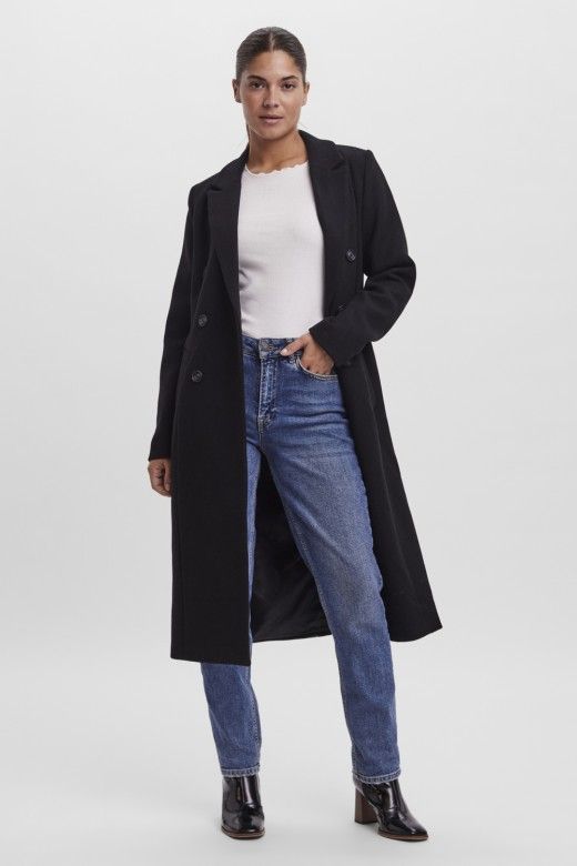 CASACO MULHER CLASSOLIVIA WOOL LONG VERO MODA CASACO MULHER CLASSOLIVIA WOOL LONG VERO MODA