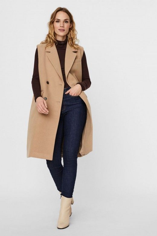 COLETE MULHER CALAKATIE LONG VERO MODA COLETE MULHER CALAKATIE LONG VERO MODA