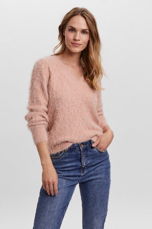 Camisola Malha Mulher Poilu Vero Moda Camisola Malha Mulher Poilu Vero Moda