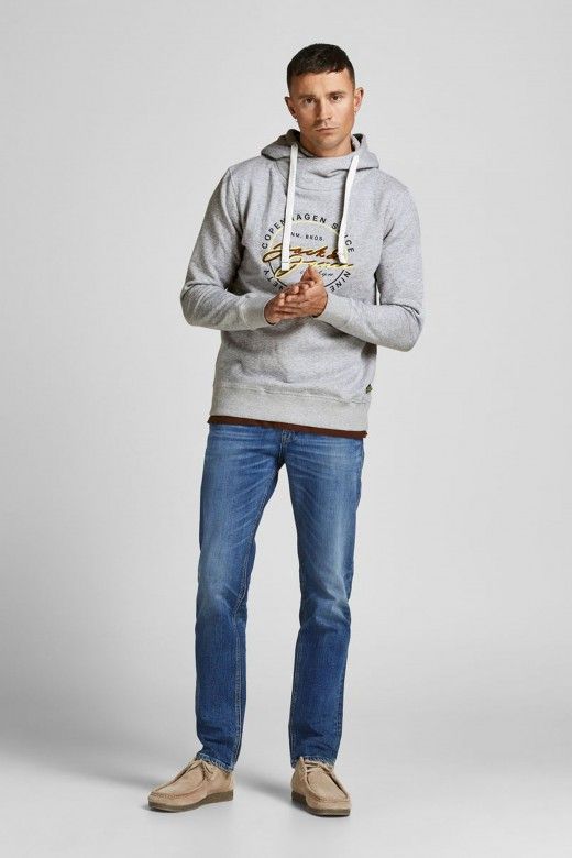 SWEAT HOMEM WOODSS HOOD JACK JONES SWEAT HOMEM WOODSS HOOD JACK JONES