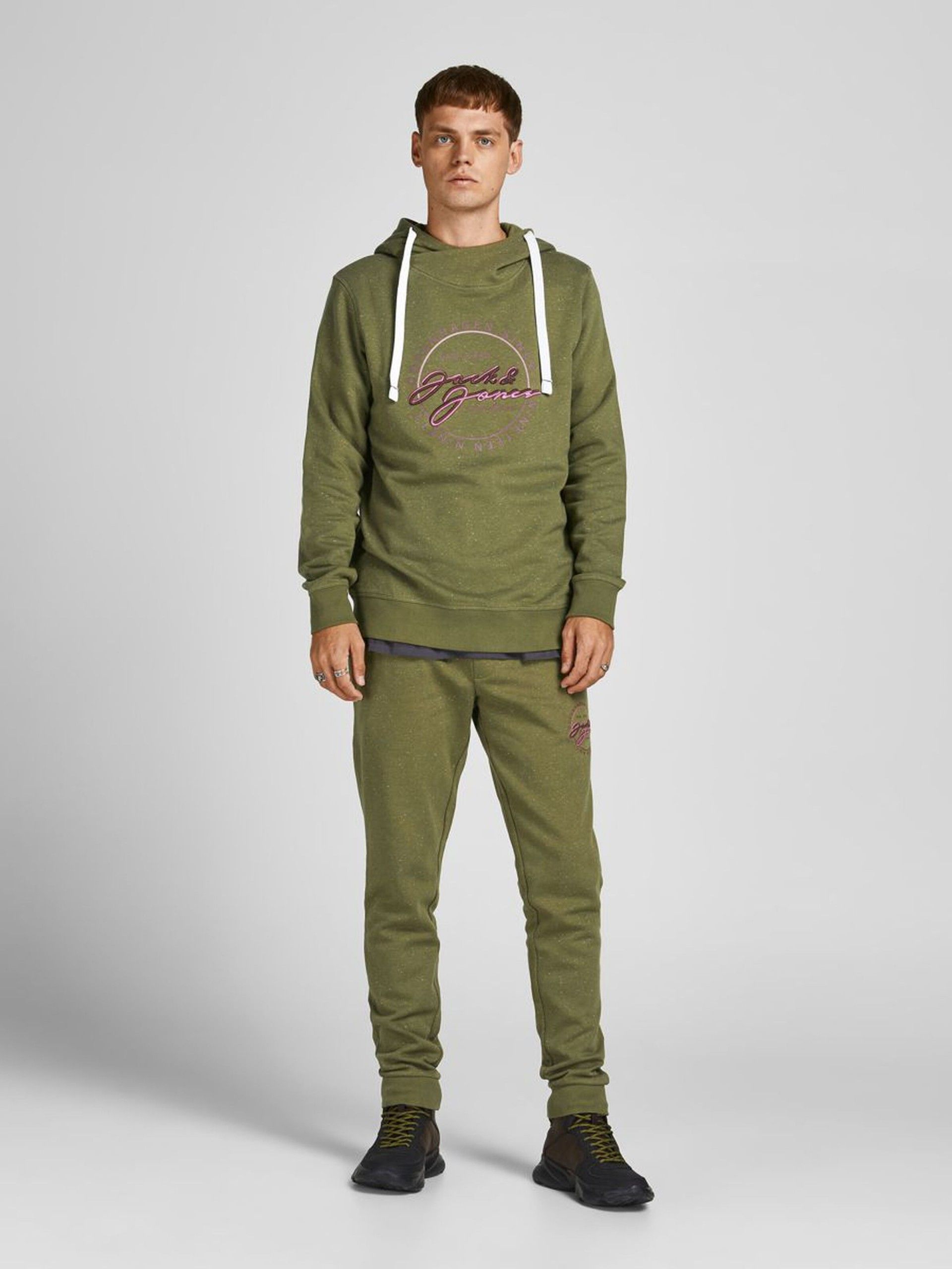 SWEAT HOMEM WOODSS HOOD JACK JONES