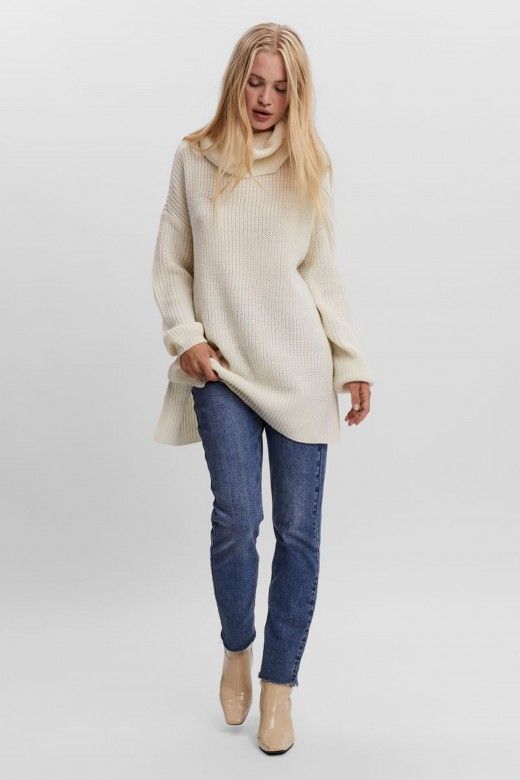 CAMISOLA GOLA ALTA SAYLA LONG VERO MODA CAMISOLA GOLA ALTA SAYLA LONG VERO MODA