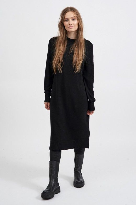 VESTIDO MALHA RIL MIDI VILA VESTIDO MALHA RIL MIDI VILA