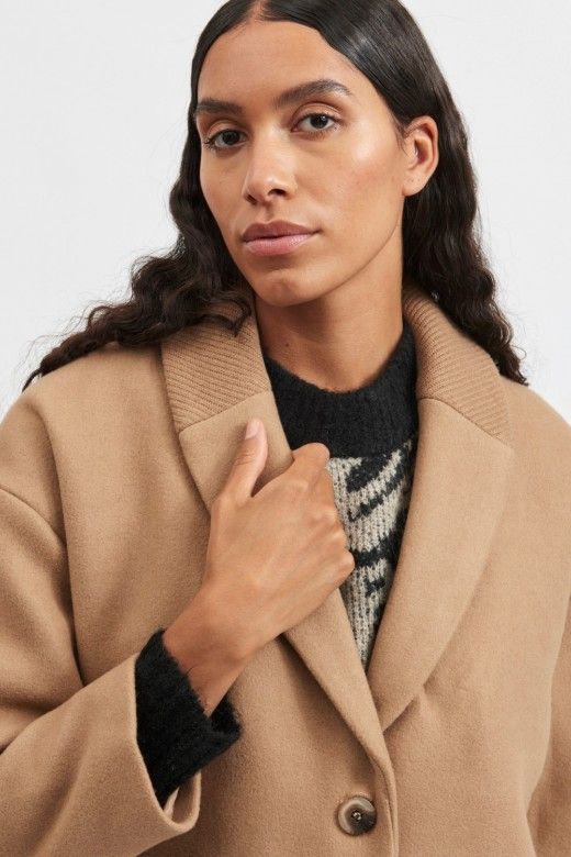 CASACO MULHER WOOL CALLEE VILA CASACO MULHER WOOL CALLEE VILA