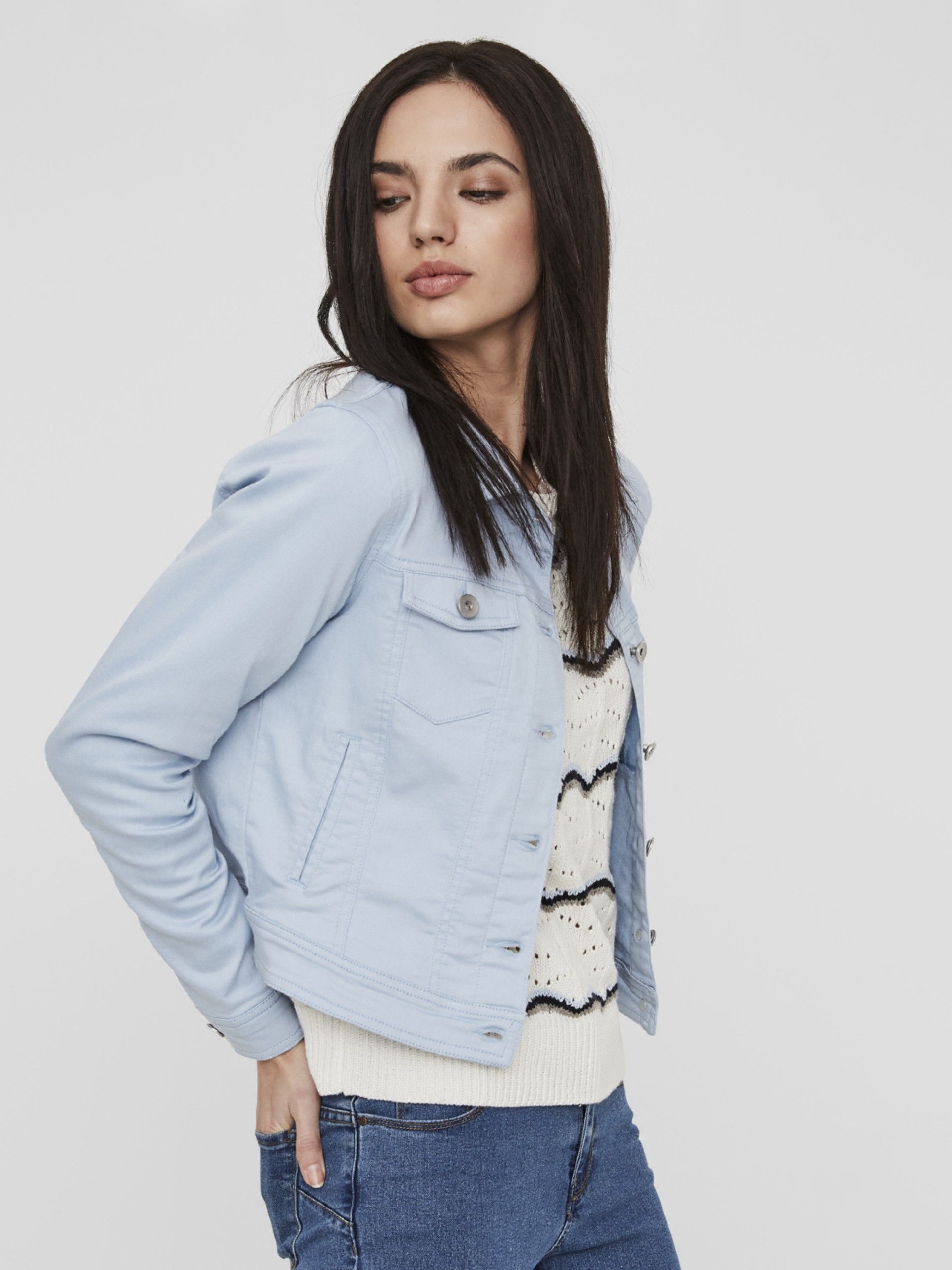 CASACO MULHER HOT DNM VERO MODA