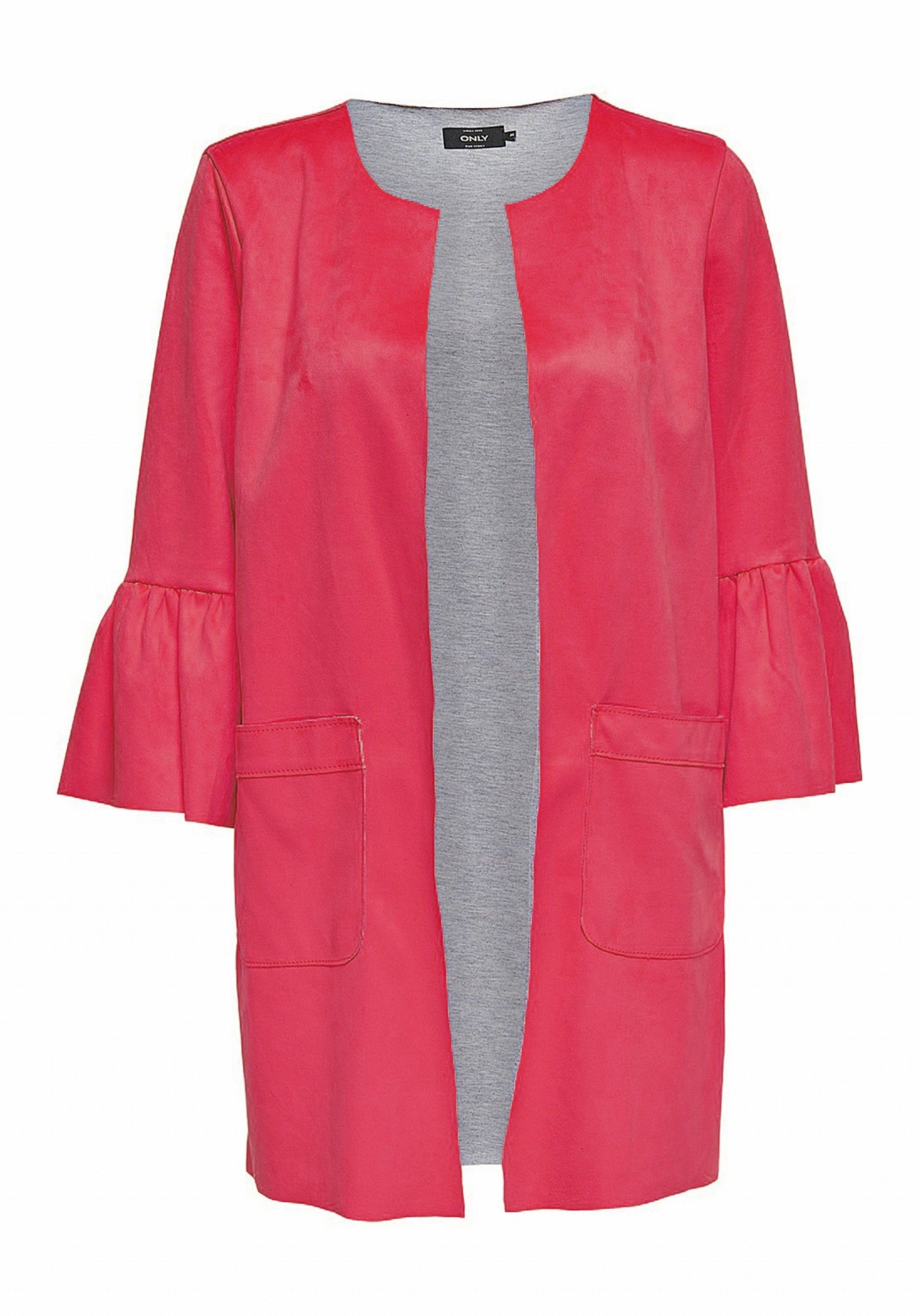 casaco Mulher EVA BONDED Faux Suede Frill ONLY