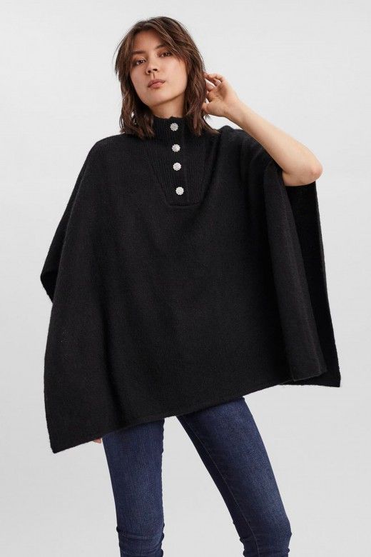 PONCHO MALHA JOSSELIN VERO MODA PONCHO MALHA JOSSELIN VERO MODA