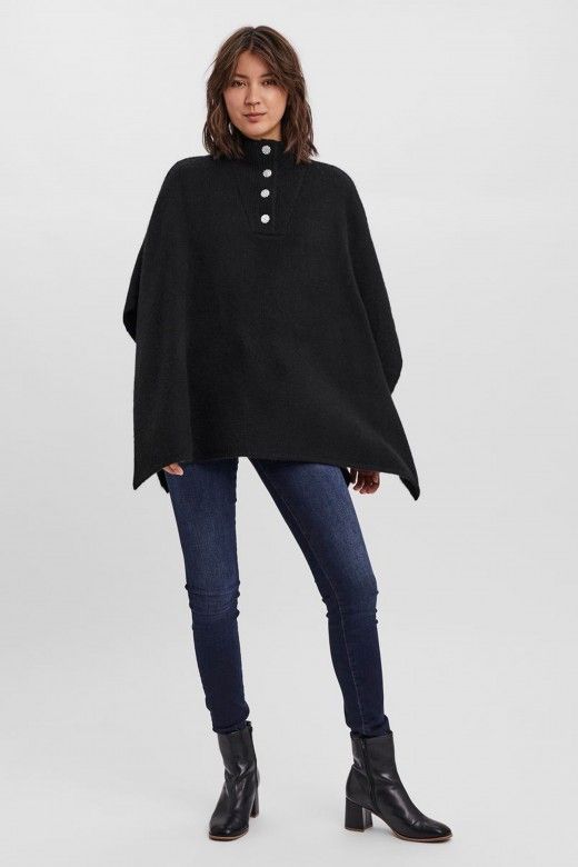 PONCHO MALHA JOSSELIN VERO MODA PONCHO MALHA JOSSELIN VERO MODA