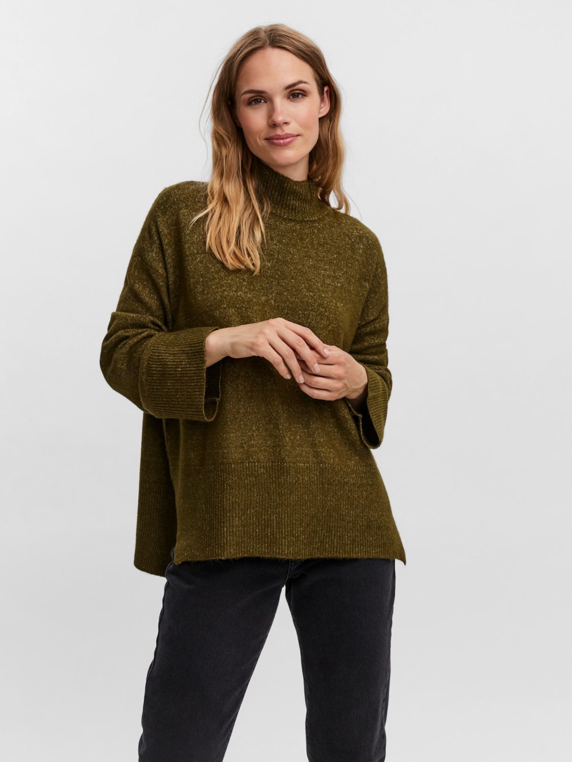 Camisola gola alta wind vero moda