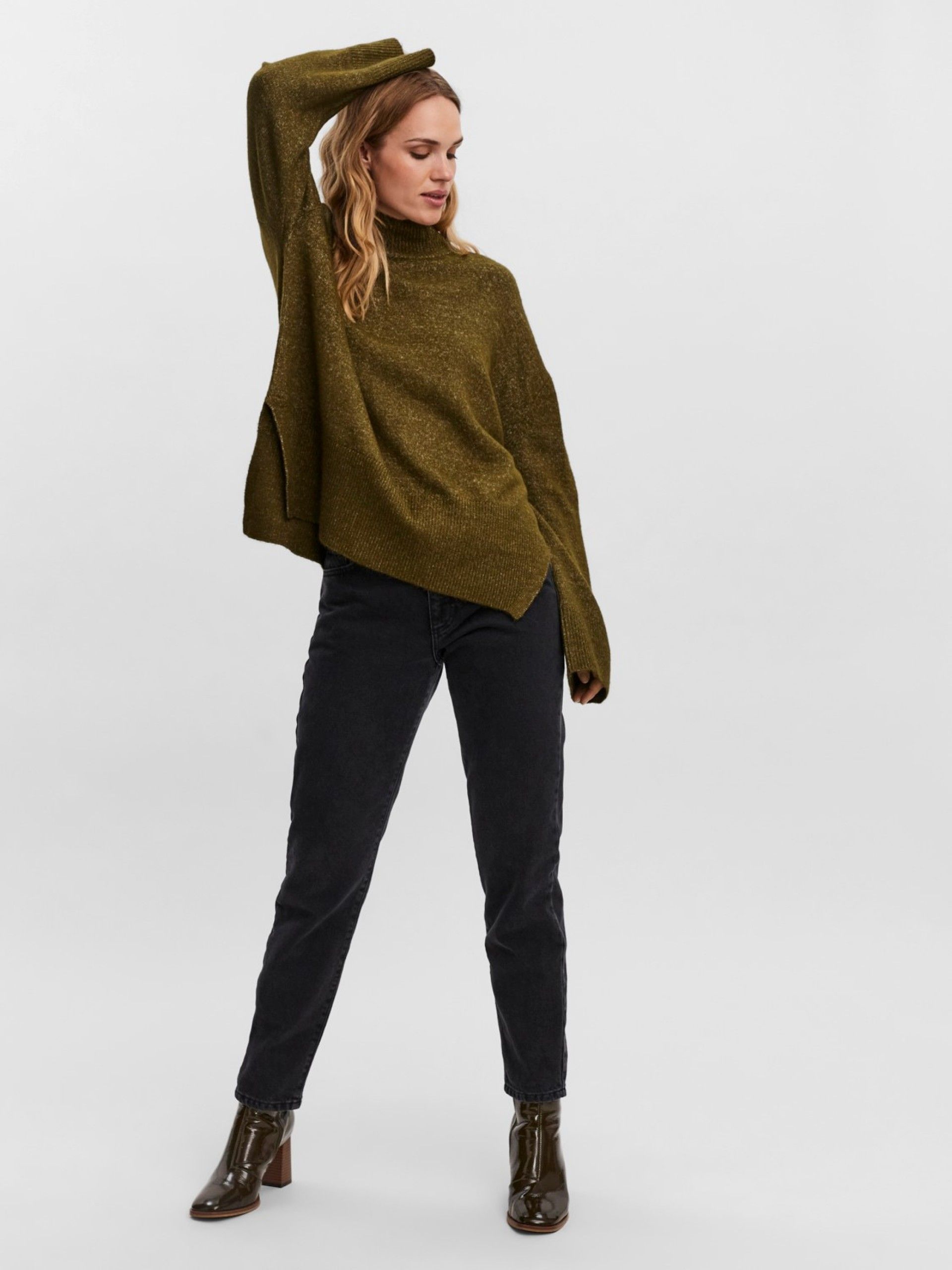 Camisola gola alta wind vero moda