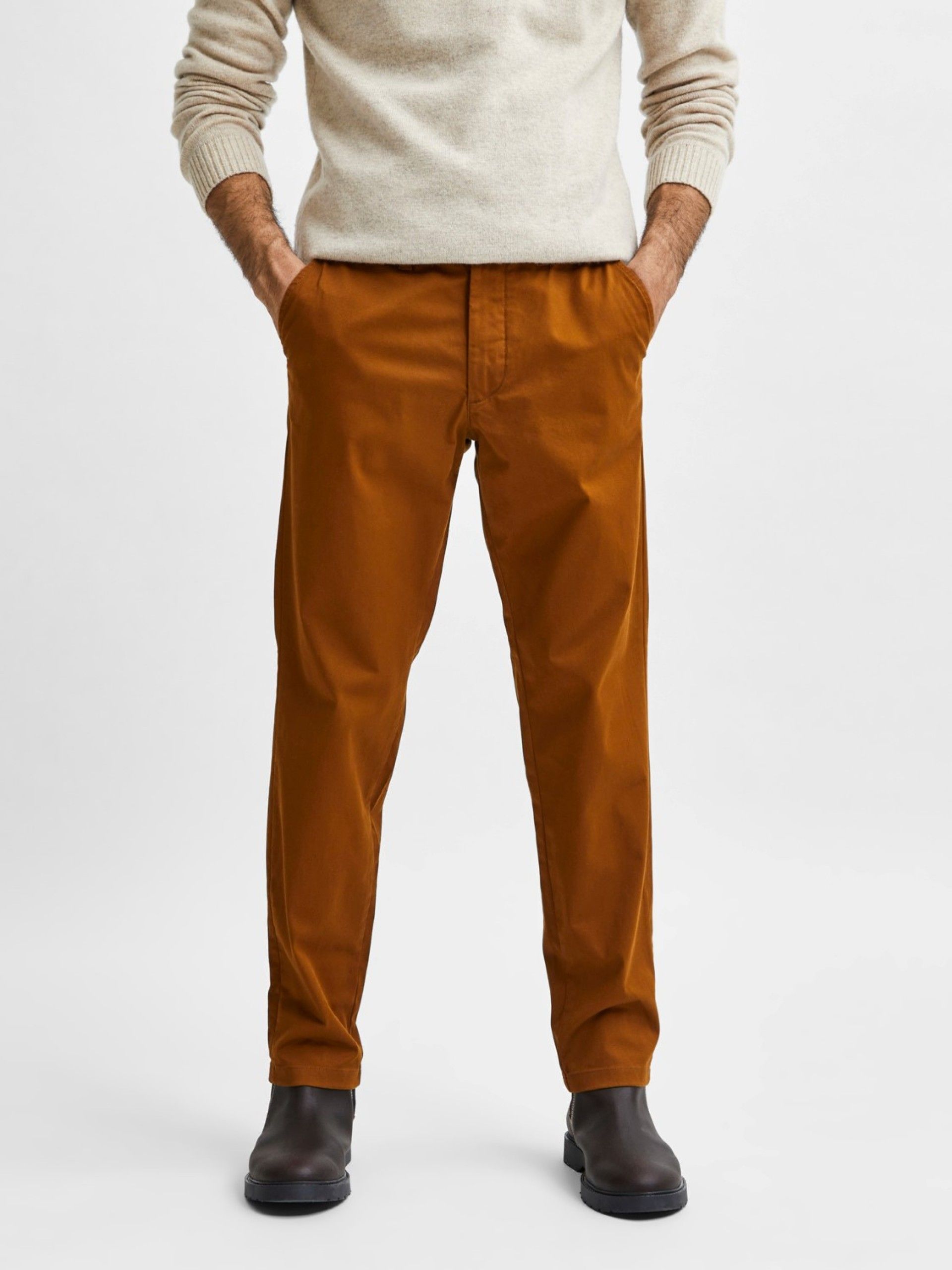 Calça Homem Chino SLIM-MILES FLEX SELECTED