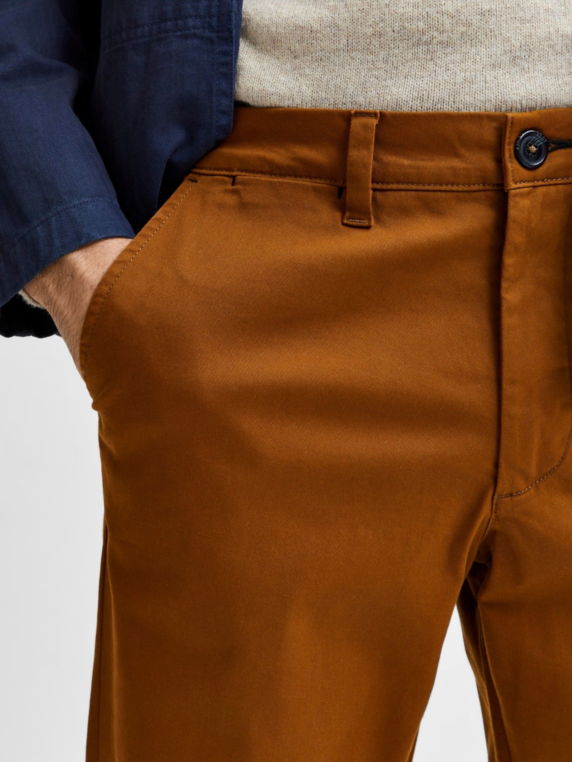 Calça Homem Chino SLIM-MILES FLEX SELECTED