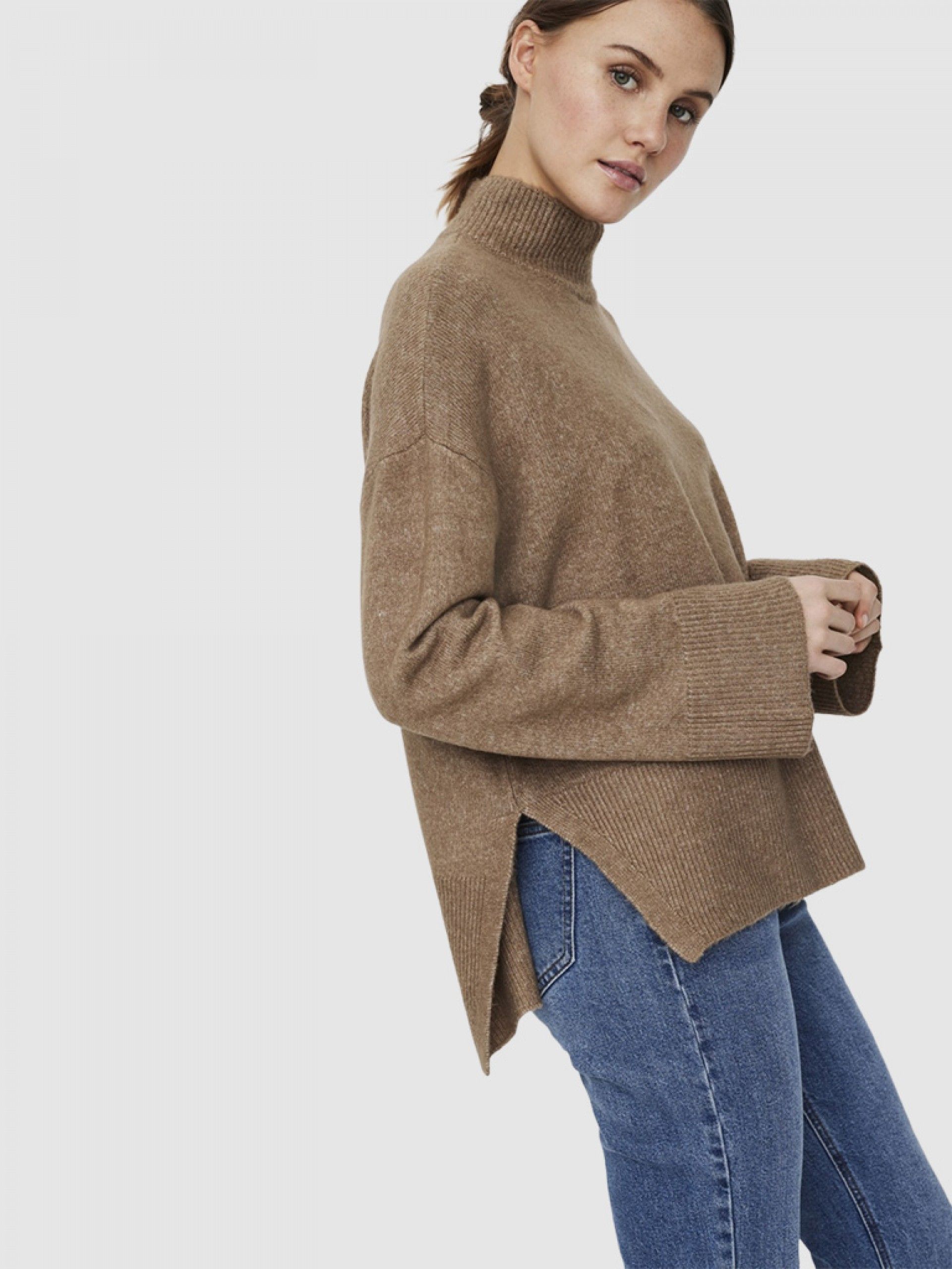 Camisola gola alta wind vero moda