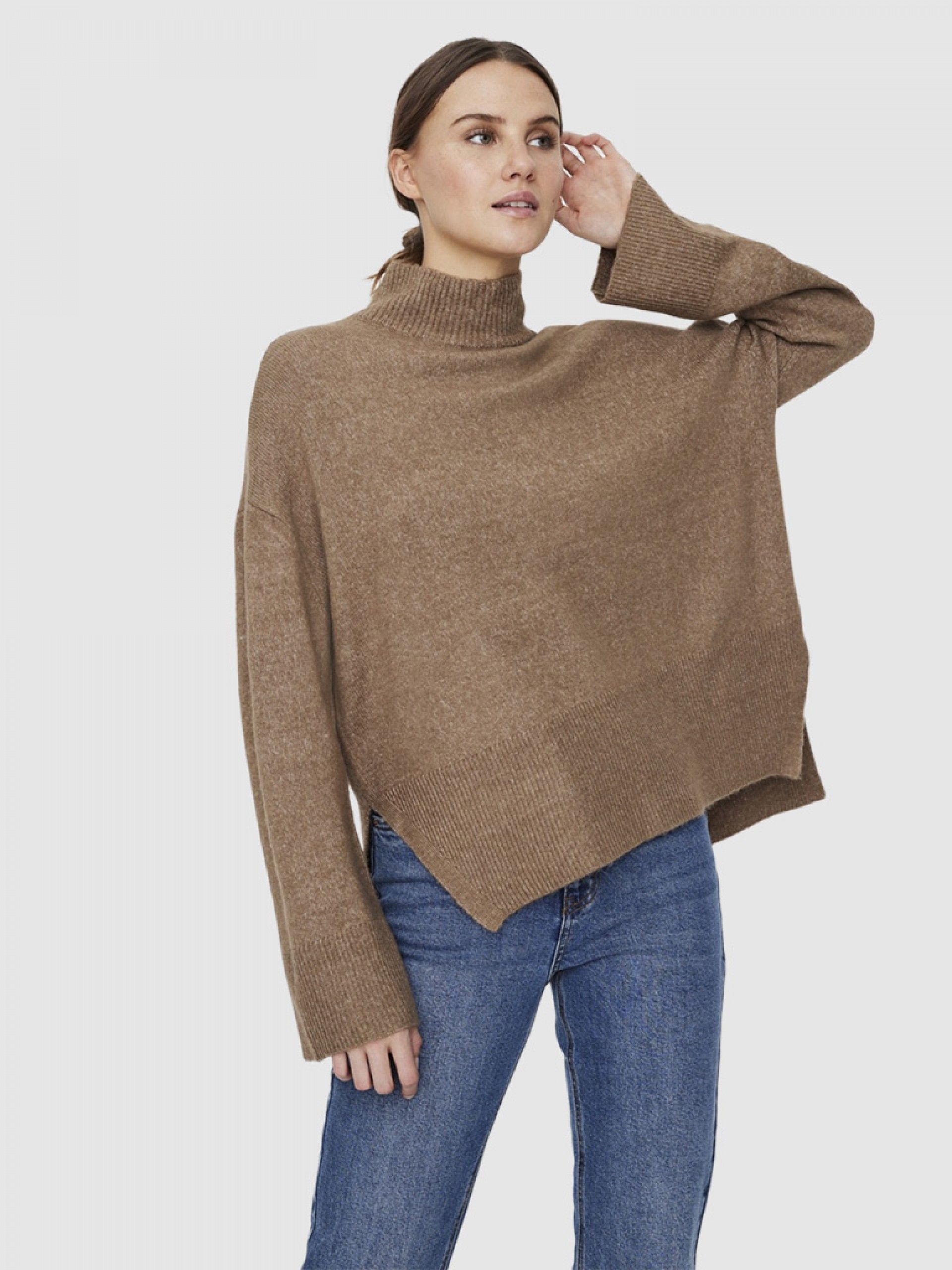 Camisola gola alta wind vero moda