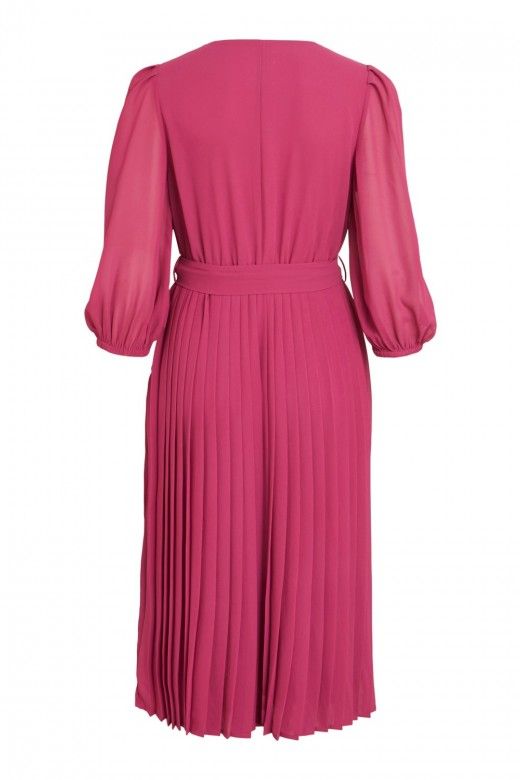 Vestido Celeste V 3/4 Midi VILA Vestido Celeste V 3/4 Midi VILA
