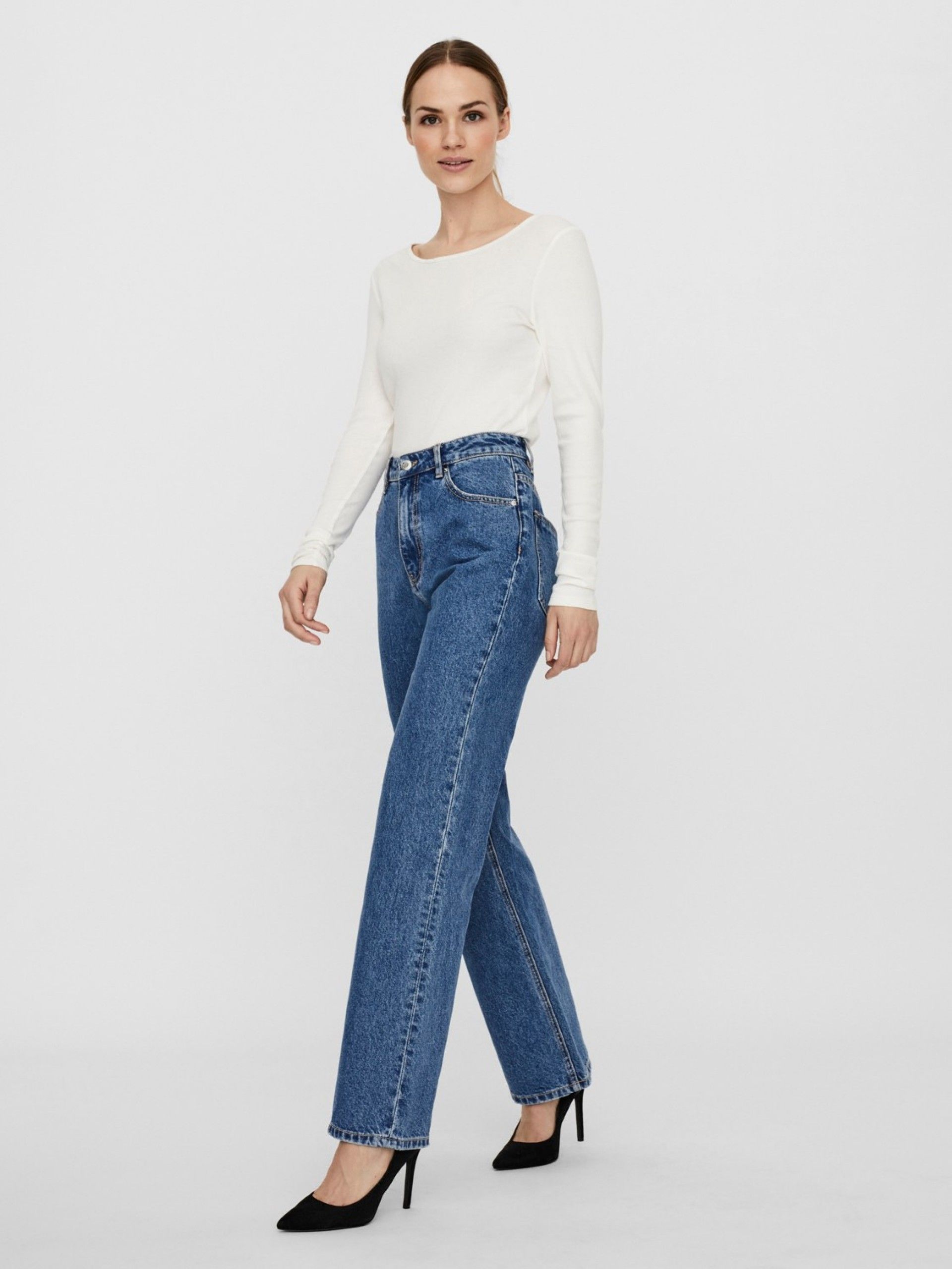 Calças Jeans Senhora Klthy Loose Vero Moda