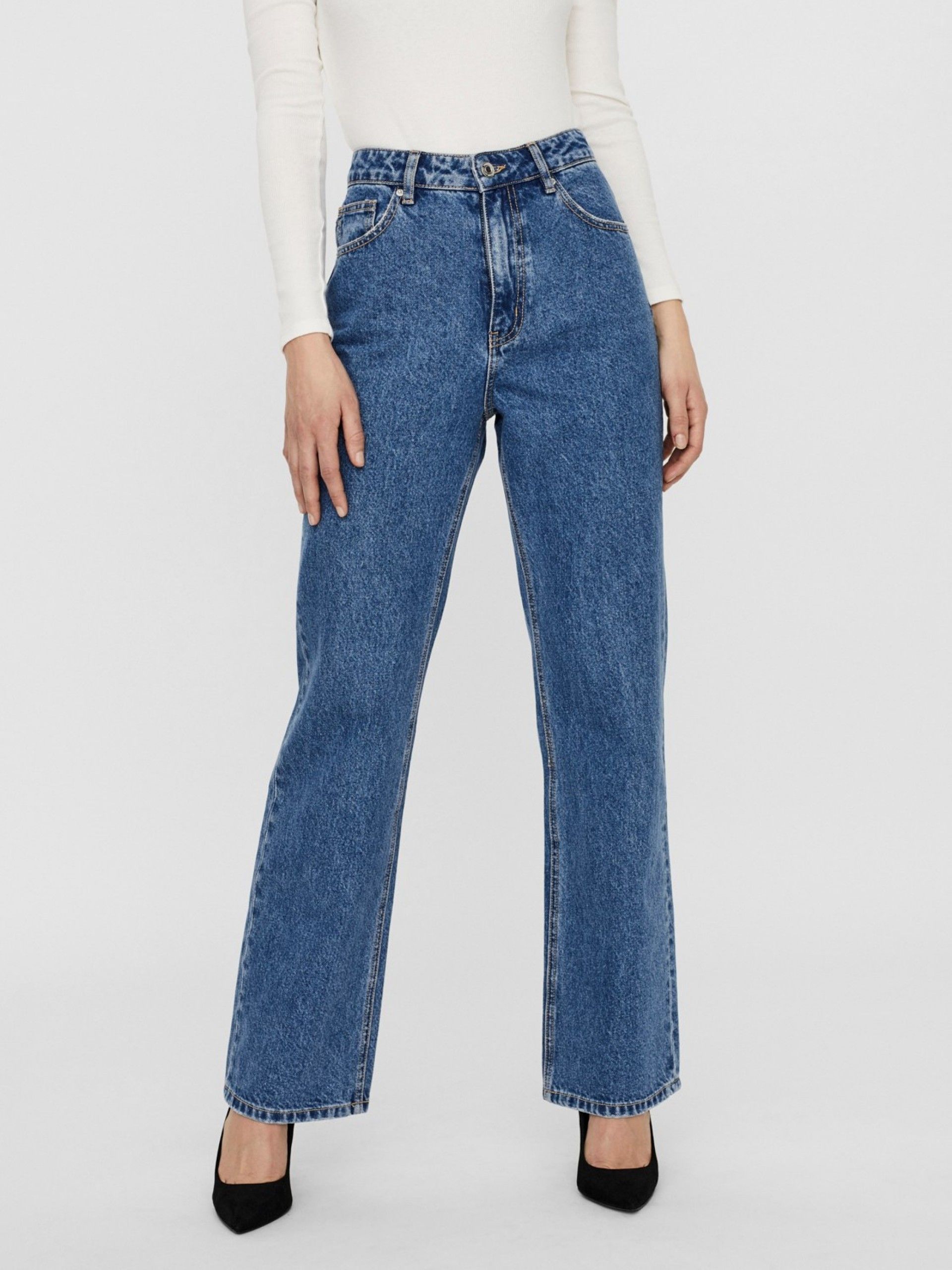 Calças Jeans Senhora Klthy Loose Vero Moda