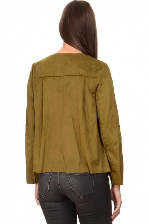 Blazer VERO MODA SAGA FAKE SUEDE Blazer VERO MODA SAGA FAKE SUEDE