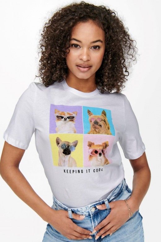 T-shirt Senhora Dorte Boxy Dog Only
