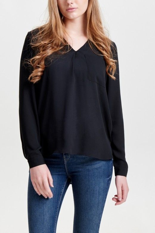 Blusa ONLY BAILEY L/S V Blusa ONLY BAILEY L/S V