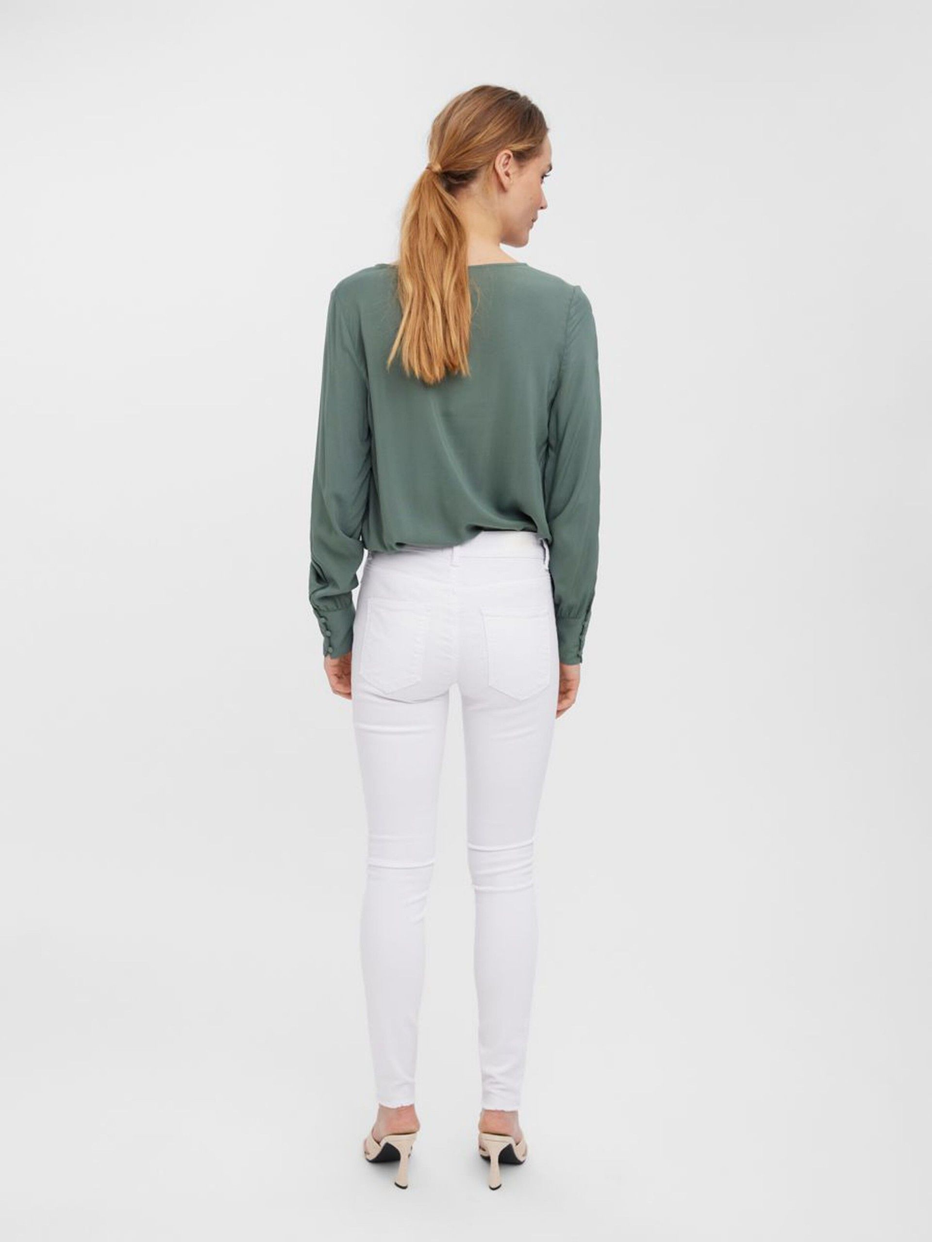 Calça Jeans Senhora Peach Vero Moda
