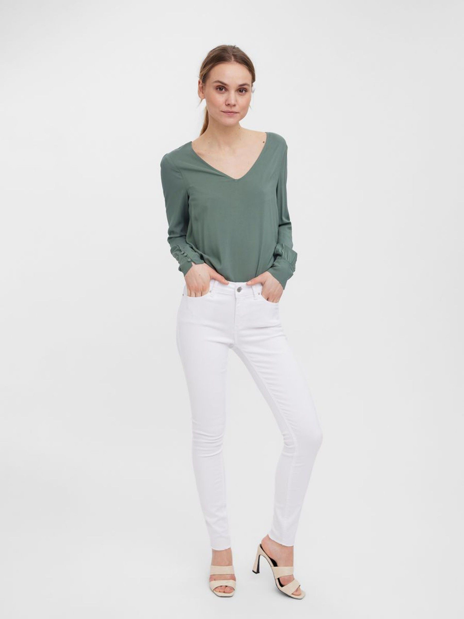 Calça Jeans Senhora Peach Vero Moda