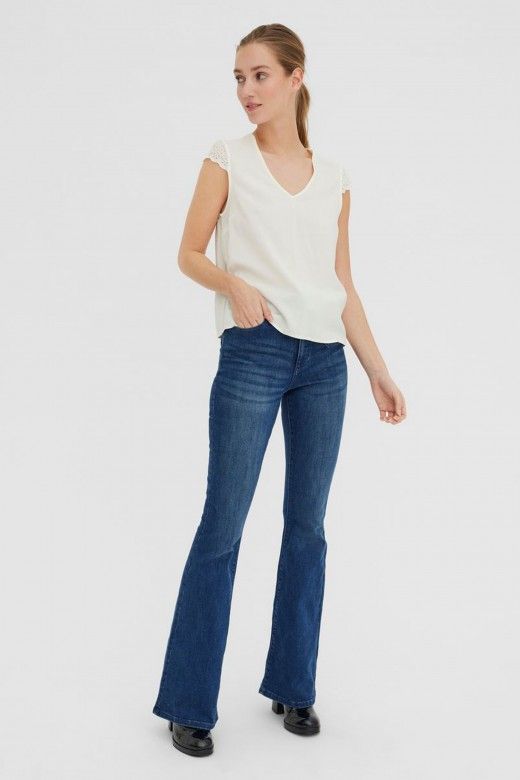 Top Senhora Liso Vero Moda Top Senhora Liso Vero Moda