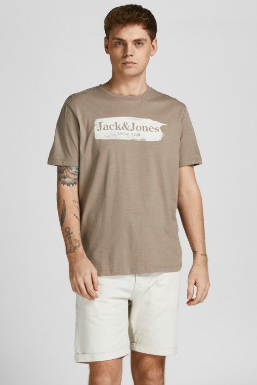 T-shirt Homem Flower Monochrom Jack Jones