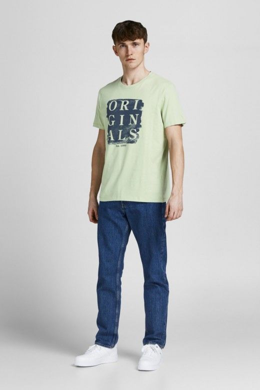 T-shirt Homem Flower Monochrom Jack Jones T-shirt Homem Flower Monochrom Jack Jones