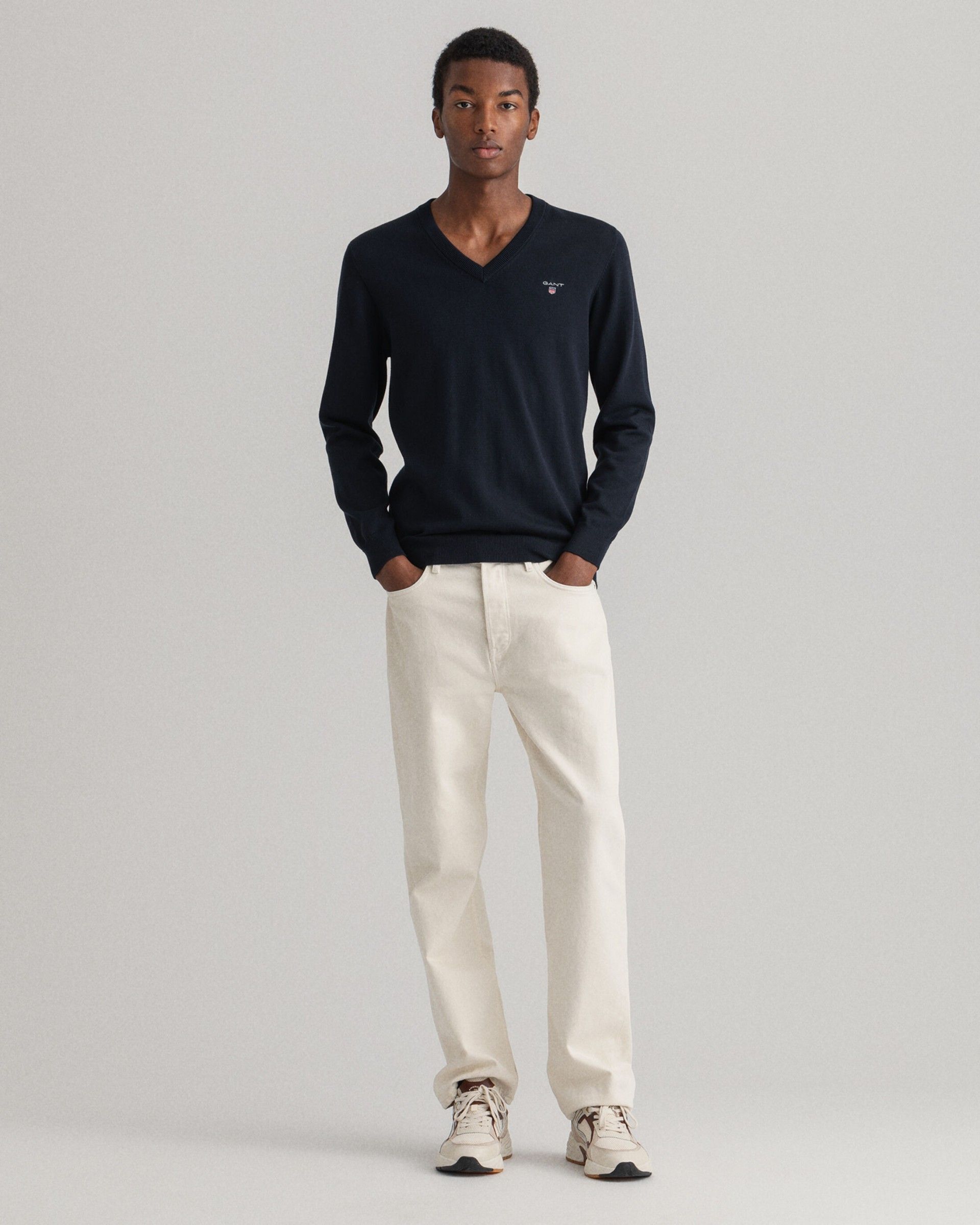 Pullover GANT Decote V Cotton