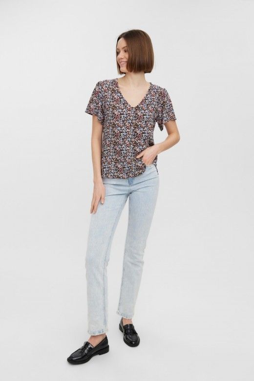 Blusa Senhora Easy Print Vero Moda Blusa Senhora Easy Print Vero Moda