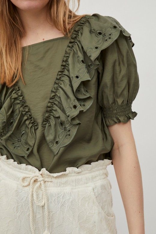 Top Senhora Millia Squareneck Vila Top Senhora Millia Squareneck Vila