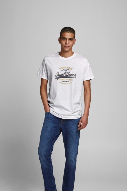 T-shirt Homem Blubooster Jack Jones T-shirt Homem Blubooster Jack Jones
