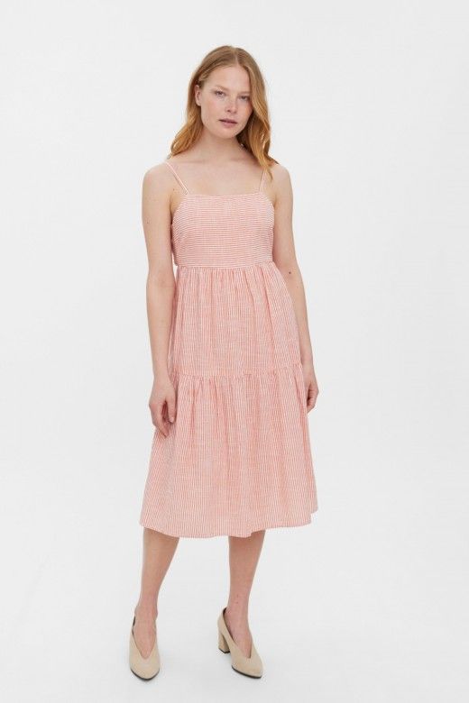 Vestido Jily Riscas Vero Moda Vestido Jily Riscas Vero Moda