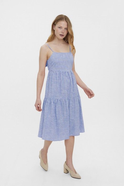 Vestido Jily Riscas Vero Moda Vestido Jily Riscas Vero Moda