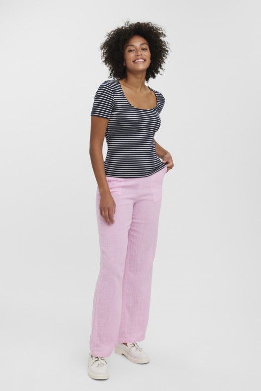 T-shirt Senhora Tvisa Riscas Vero Moda T-shirt Senhora Tvisa Riscas Vero Moda