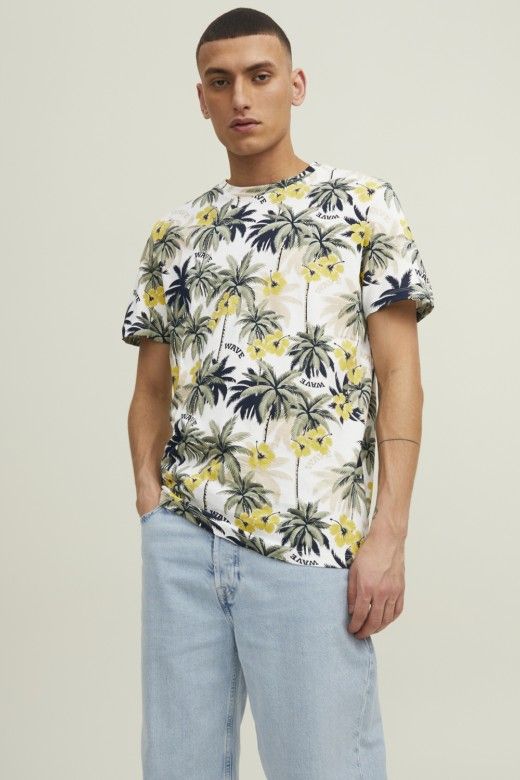 T-shirt Homem Venice Flower Jack Jones