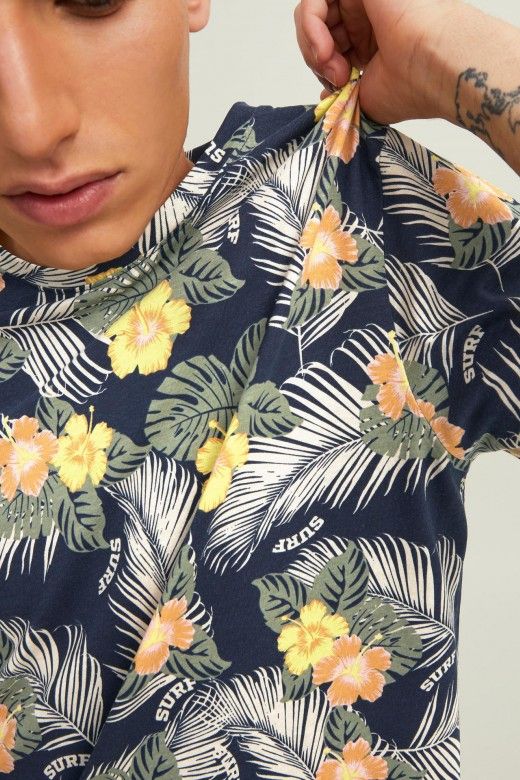 T-shirt Homem Venice Flower Jack Jones T-shirt Homem Venice Flower Jack Jones