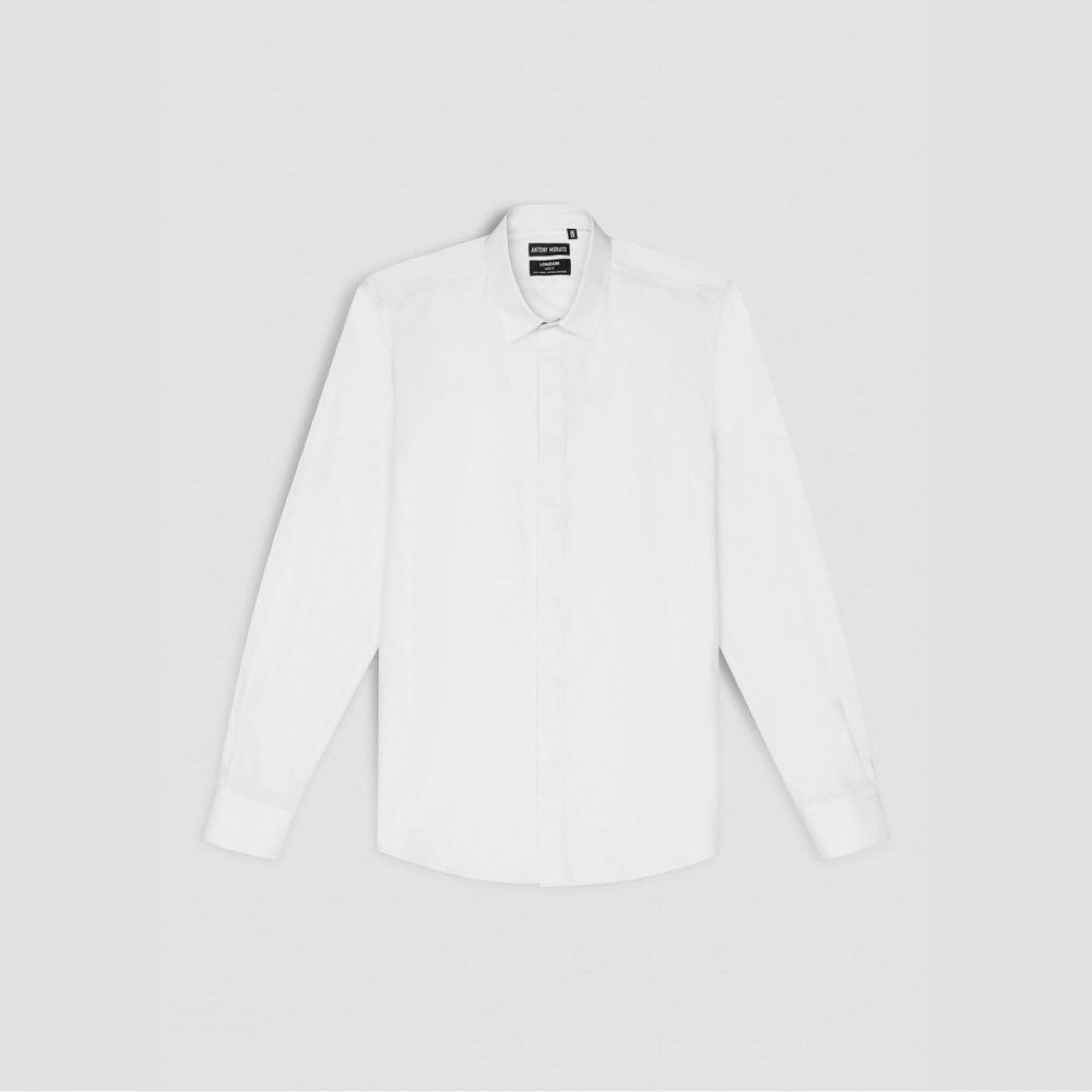 Camisa Slim Fit botão oculto Antony Morato