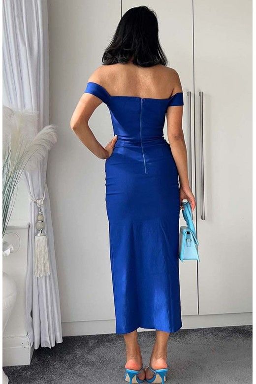 Vestido Midi Azul