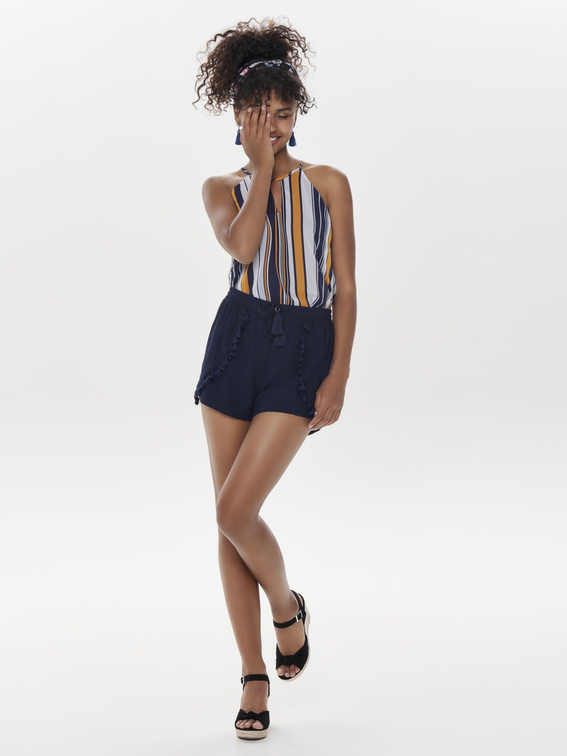 SHORTS MULHER LYON TASSEL ONLY